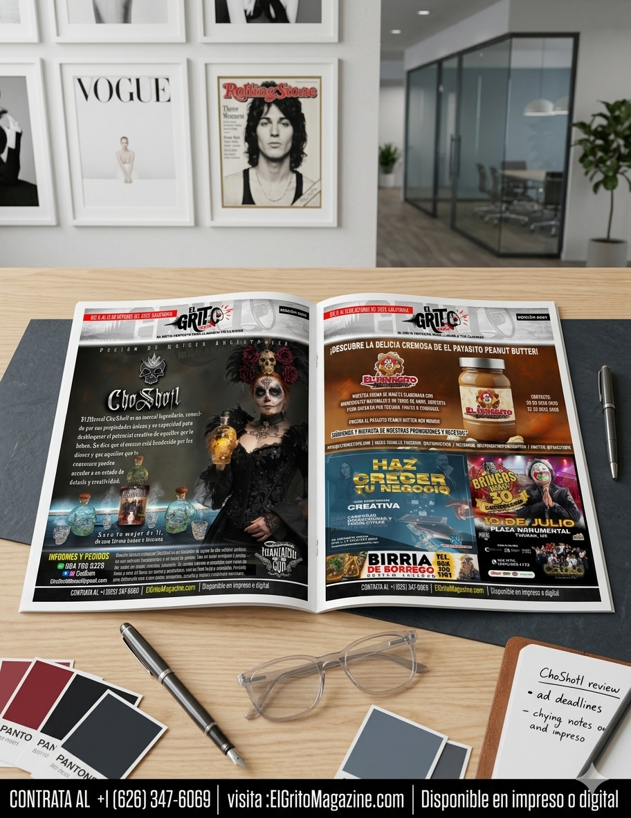 Páginas interiores El Grito Magazine 1