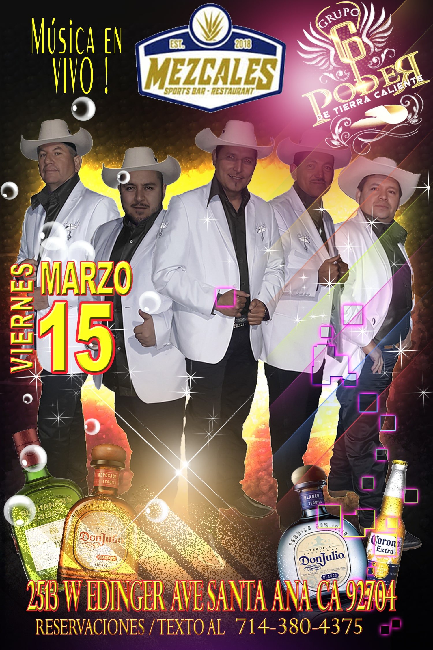 Flyer Grupo Poder de Tierra Caliente
