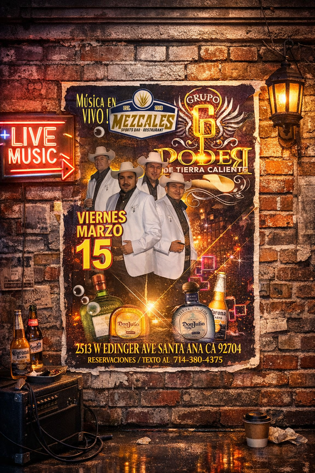 Flyer Grupo Poder de Tierra Caliente 1