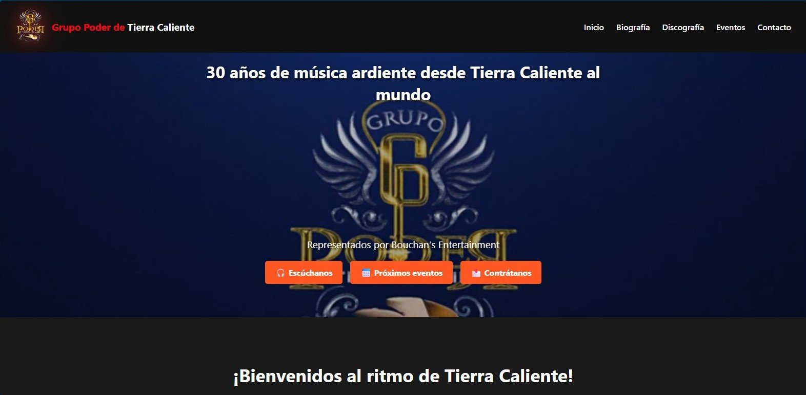 Website Grupo Poder