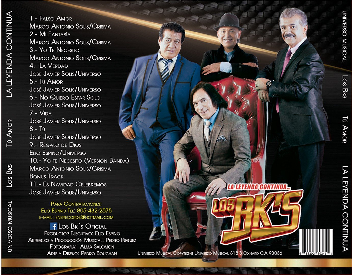 Contraportada CD Los BKS